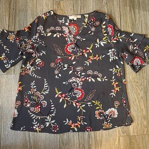 LOFT Floral Blouse - Size L